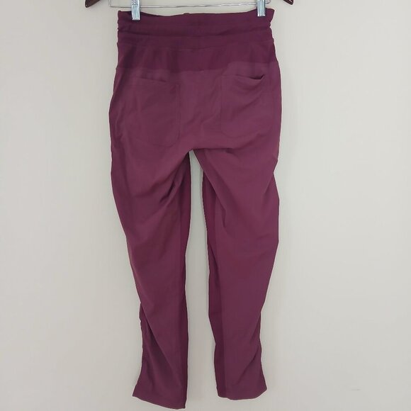 Lululemon Street To Studio Pant II Red Grape Size 4 - Picture 7 of 8